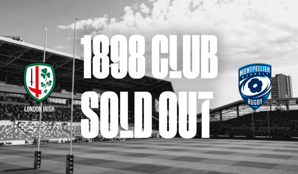 1898 Club sold out for Champions Cup opener!